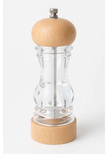 Mutfak Bambu Baharat Değirmeni Tuz + Karabiber 2 Li