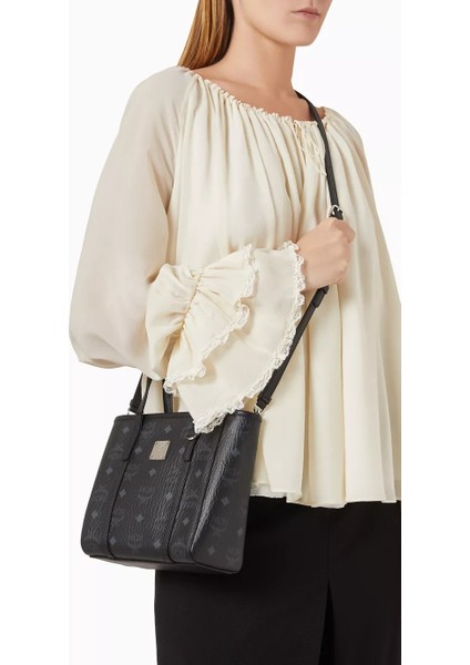 Visetos Mini Toni Tote Çanta, Nappa Deri & Kanvas Shopper fiyatları