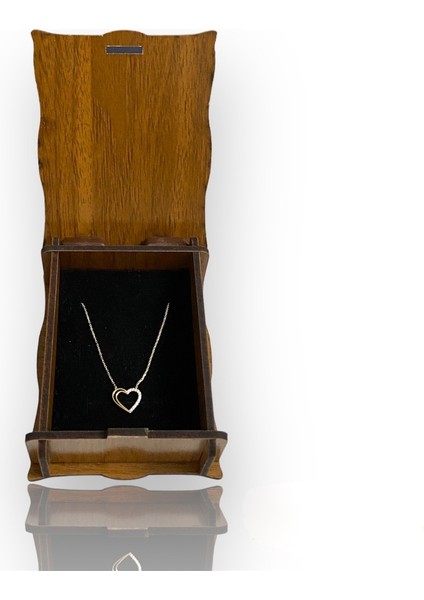 Yarım Taşlı Altın Kalp modelleri