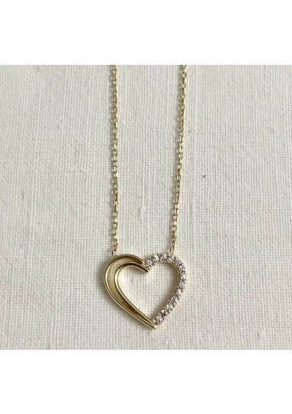 Yarım Taşlı Altın Kalp fırsatları