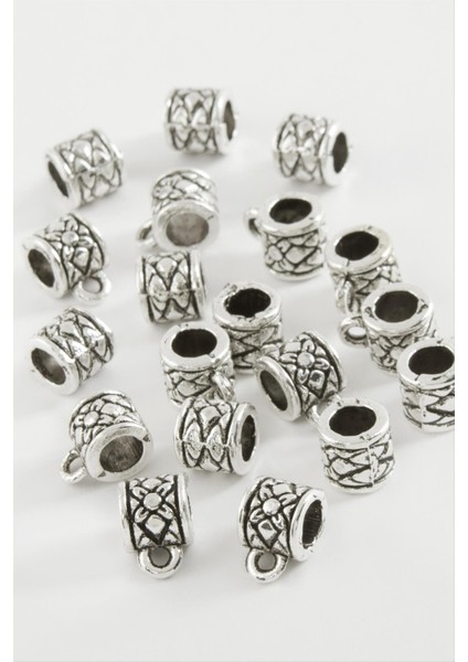 Wizard Çiçek Desenli Tesbih Aparatı 50 Gram-Gümüş Rengi