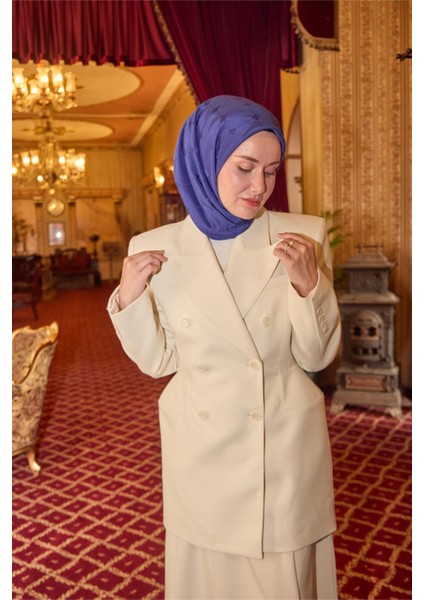 Monogram Pamuk Ipek Eşarp 130001-10