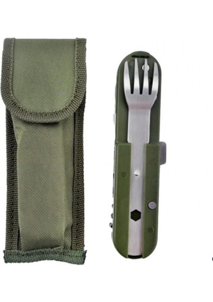 Kamp Çakısı Haki ES-102 14 cm