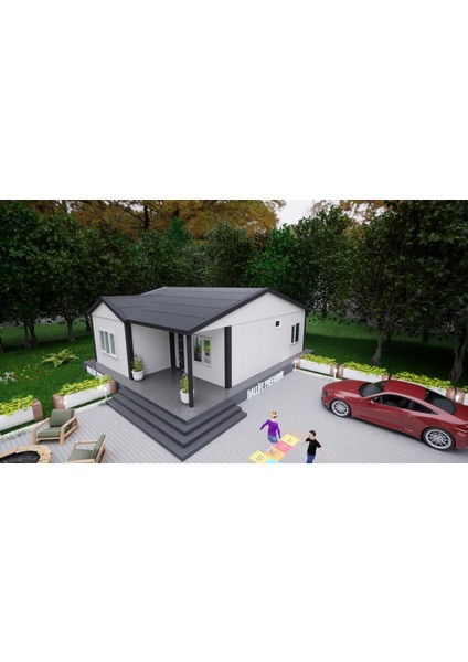 Ballife Prefabrik 69 M2 Standart Prefabrik Konut fiyatları