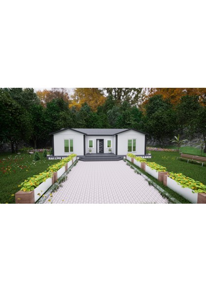 Ballife Prefabrik 73 M2 Standart Prefabrik Konut