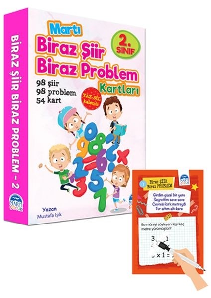 Martı 2.sınıf Biraz Şiir Biraz Problem Kartları