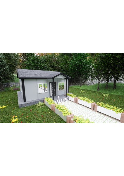 Ballife Prefabrik 45 M2 Standart Prefabrik Konut fiyatları