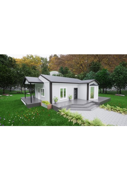 Ballife Prefabrik 81 M2 Standart Prefabrik Konut