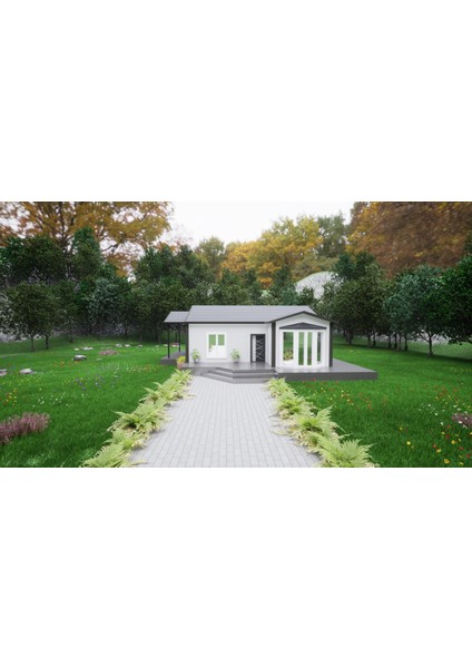 Ballife Prefabrik 81 M2 Standart Prefabrik Konut modelleri