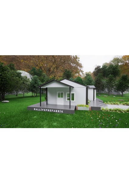 Ballife Prefabrik 81 M2 Standart Prefabrik Konut fırsatları