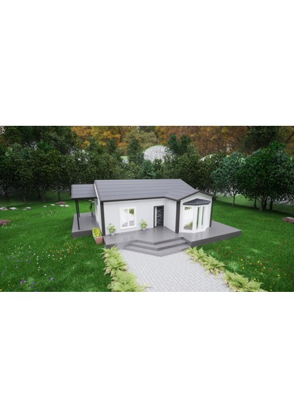 Ballife Prefabrik 81 M2 Standart Prefabrik Konut indirimleri