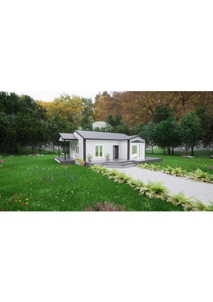 Ballife Prefabrik 81 M2 Standart Prefabrik Konut