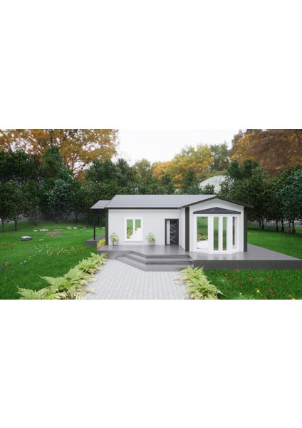 Ballife Prefabrik 81 M2 Standart Prefabrik Konut