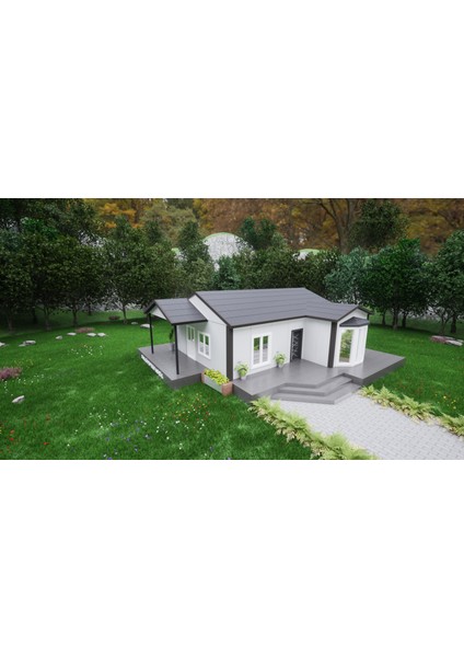 Ballife Prefabrik 81 M2 Standart Prefabrik Konut