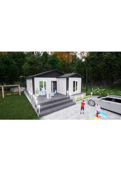 Ballife Prefabrik 49 M2 Standart Prefabrik Konut