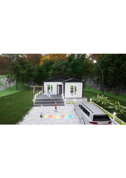 Ballife Prefabrik 49 M2 Standart Prefabrik Konut fiyatları