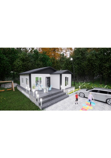 Ballife Prefabrik 49 M2 Standart Prefabrik Konut indirimleri