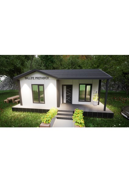 Ballife Prefabrik 40 M2 Standart Prefabrik Konut fiyatları