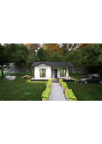 Ballife Prefabrik 40 M2 Standart Prefabrik Konut indirimleri