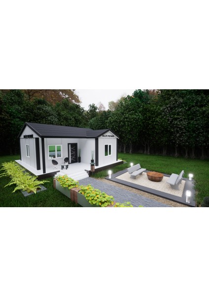 Ballife Prefabrik 54 M2 Standart Prefabrik Konut