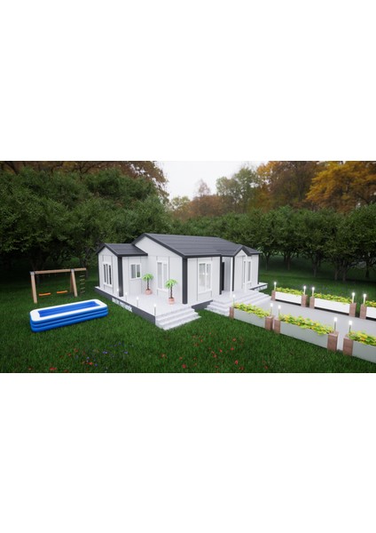 Ballife Prefabrik 72 M2 Standart Prefabrik Konut