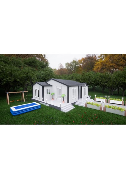 Ballife Prefabrik 72 M2 Standart Prefabrik Konut modelleri