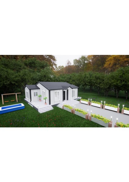 Ballife Prefabrik 72 M2 Standart Prefabrik Konut indirimleri