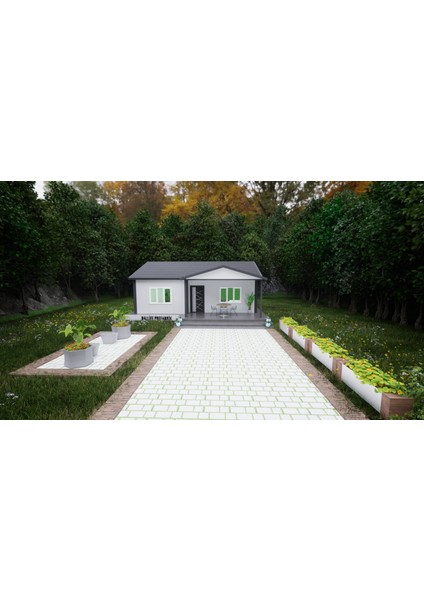 Ballife Prefabrik 74 M2 Standart Prefabrik Konut modelleri