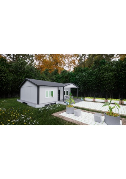 Ballife Prefabrik 74 M2 Standart Prefabrik Konut