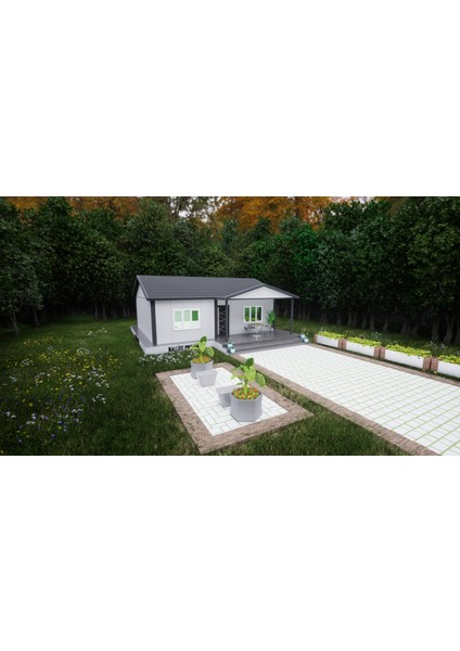 Ballife Prefabrik 74 M2 Standart Prefabrik Konut