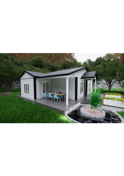 Ballife Prefabrik 79 M2 Standart Prefabrik Konut modelleri