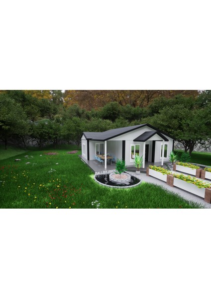 Ballife Prefabrik 79 M2 Standart Prefabrik Konut