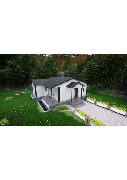 Ballife Prefabrik 77 M2 Standart Prefabrik Konut fırsatları