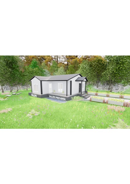 Ballife Prefabrik 77 M2 Standart Prefabrik Konut indirimleri