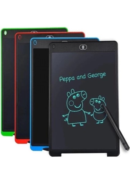 T12 Siyah Writing Tablet LCD 12 Inç Dijital Kalemli Çizim Yazı Tahtası modelleri