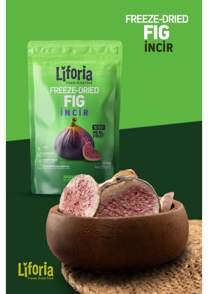 Freeze Dried Ince Dilim Incir- Dondurularak Kurutulmuş Meyve-Freeze Dry Kuru MEYVE 20GR modelleri