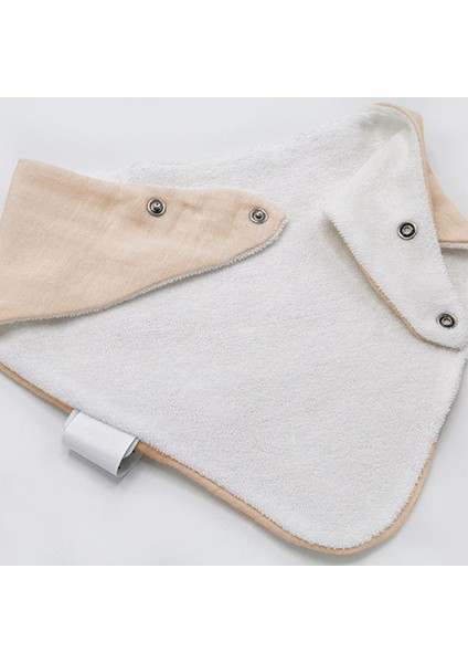 Ahşap Diş Kaşıyıcılı Bürümcük Müslin Önlük 736 Somon indirimleri