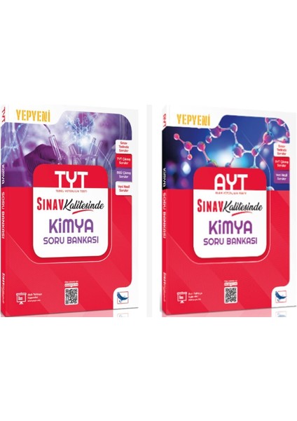 Sınav Tyt Ayt Kimya Sınav Kalitesinde Soru Bankası Seti 2 Kitap S