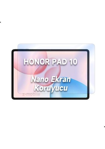 Honor Pad 10 Ekran Koruyucu 12.1 Inç Uyumlu Nano Esnek Kırılmaz Ekran Koruyucu