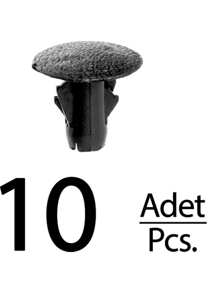 Toyota Rav4 Runner Için Arka Çamurluk Klipsi- 10 Adet