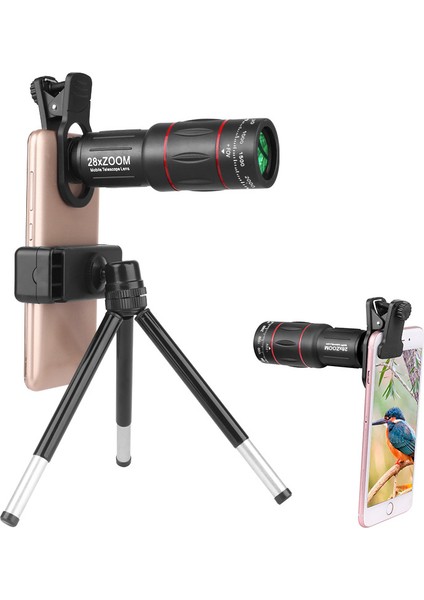 18X 28X 36X Cep Telefonu Harici Telefoto Objektifi, Yüksek Çözünürlüklü Teleskop, Konser Fotoğrafçılığı (Yurt Dışından)