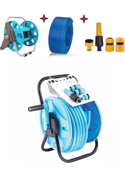 25 Metre Makaralı Sulama Hortumu Seti modelleri
