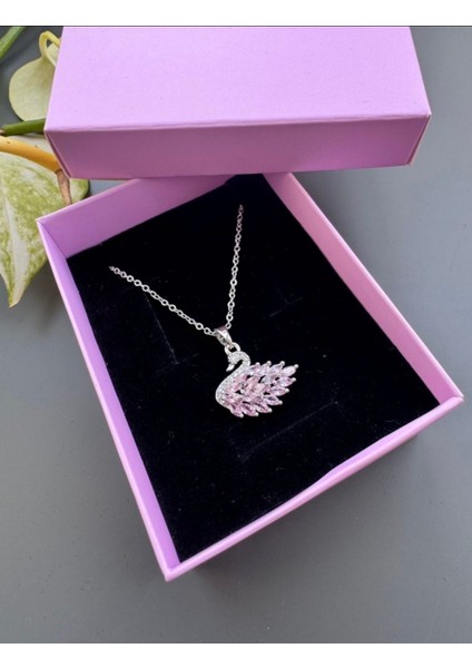 Pembe Kuğu Kolye Çelik fiyatları