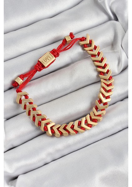 Pirinç Asansörlü Gold Renk Juju Kadın Bileklik