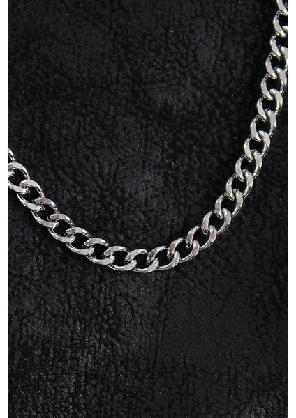 316L Çelik Klasik Zincir Model Gümüş Renk Erkek Kolye fiyatları
