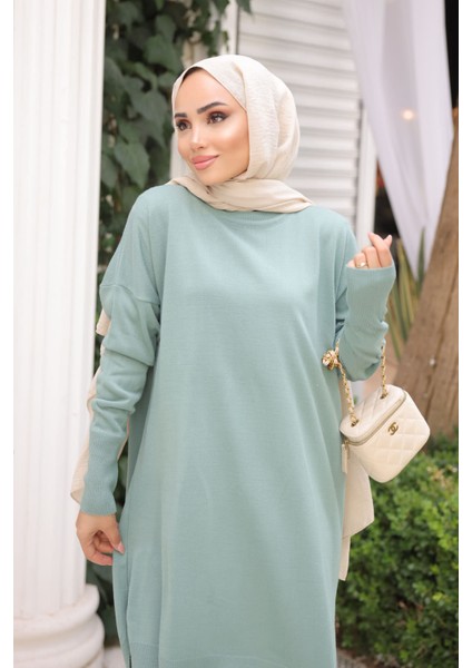 Mint Soğuk Iplik Merserize Triko Kazak modelleri