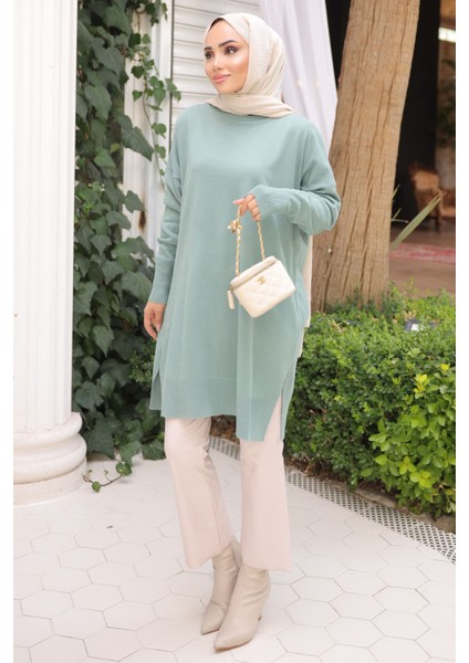 Mint Soğuk Iplik Merserize Triko Kazak indirimleri