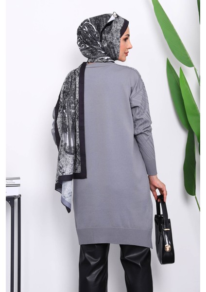 Füme Merserize Soğuk Iplik Triko Tunik fırsatları