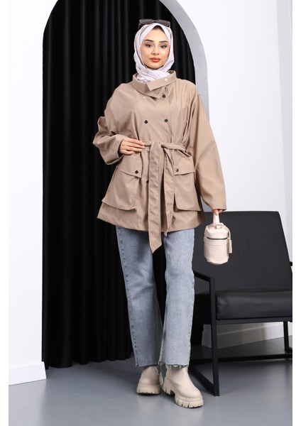 Vizon Oversize Cepli Bondit Ceket modelleri