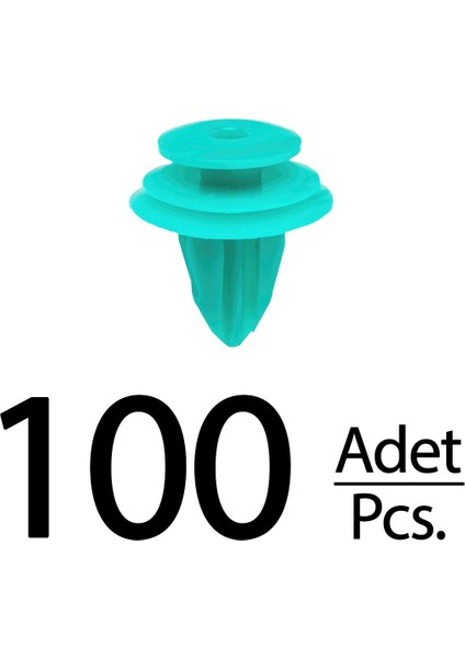 Toyota ve Tesla Için Kapı Döşeme Klips- 100 Adet